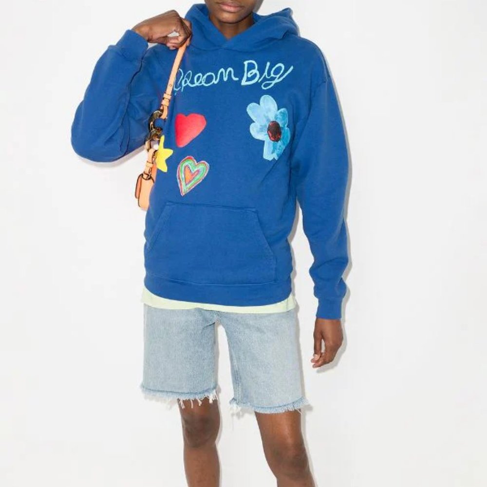 NEW KIDS WORLDWIDE DREAM BIG BLUE HOODIE SZ XS